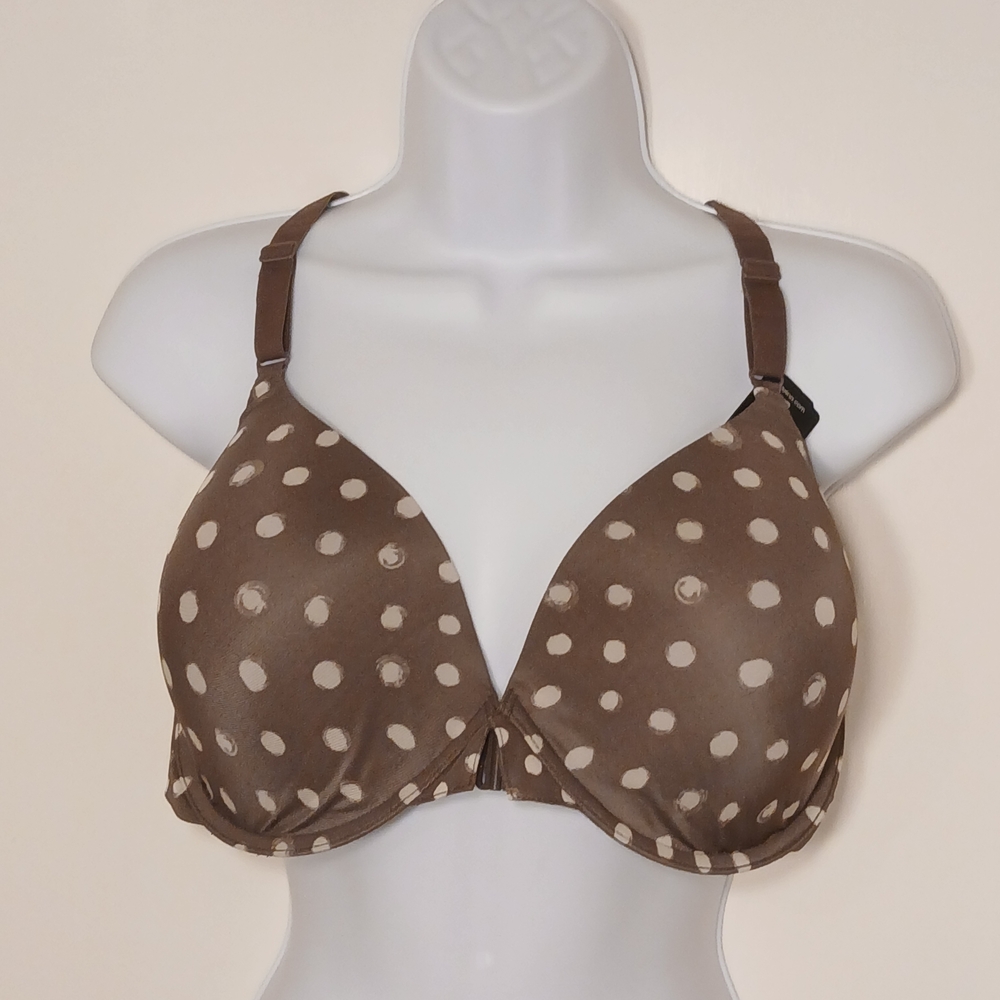 Paramour Brown Polka Dot Bra